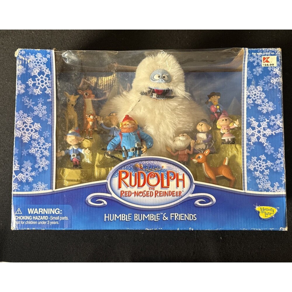 Rudolph The Red Nosed Reindeer Humble Bumble & Friends Memory Lane 2003 Box